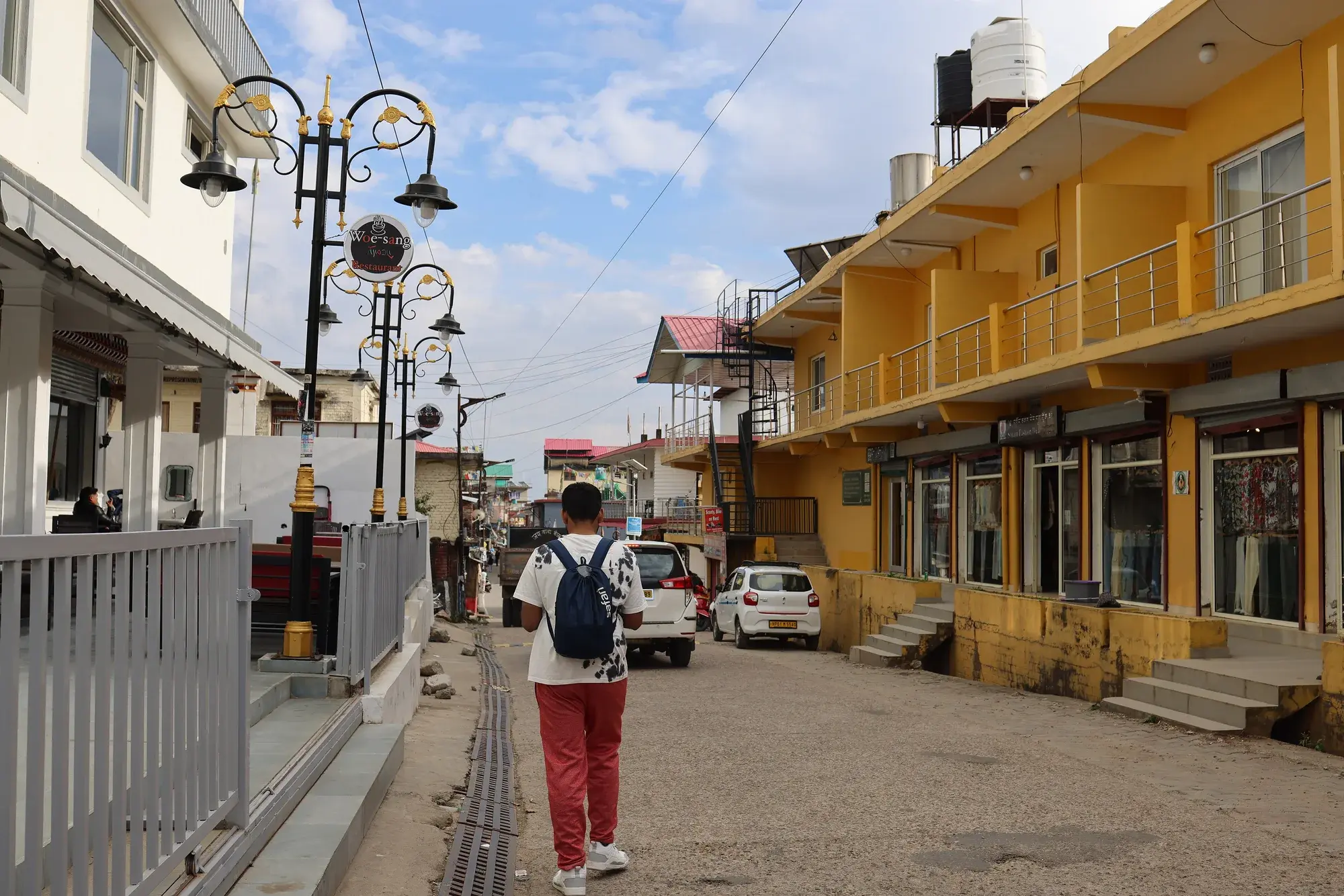 A slow café morning on the Bir road