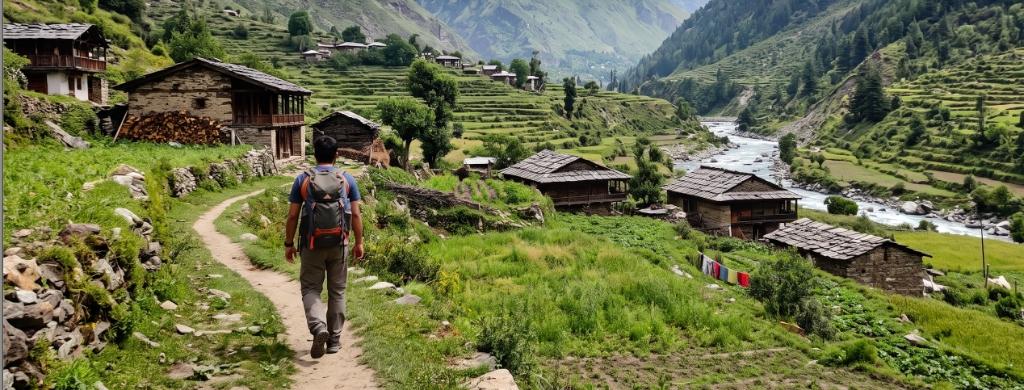 A slow-paced walk through the valley